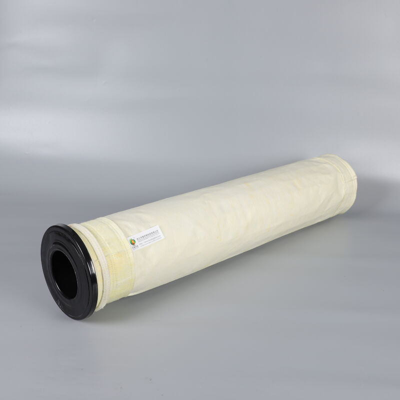 PTFE-gecoate AC500PTFE-filterzak met 500 GSM-naaldgevoel voor industriële toepassingen bij continue temperatuur van 260 °C